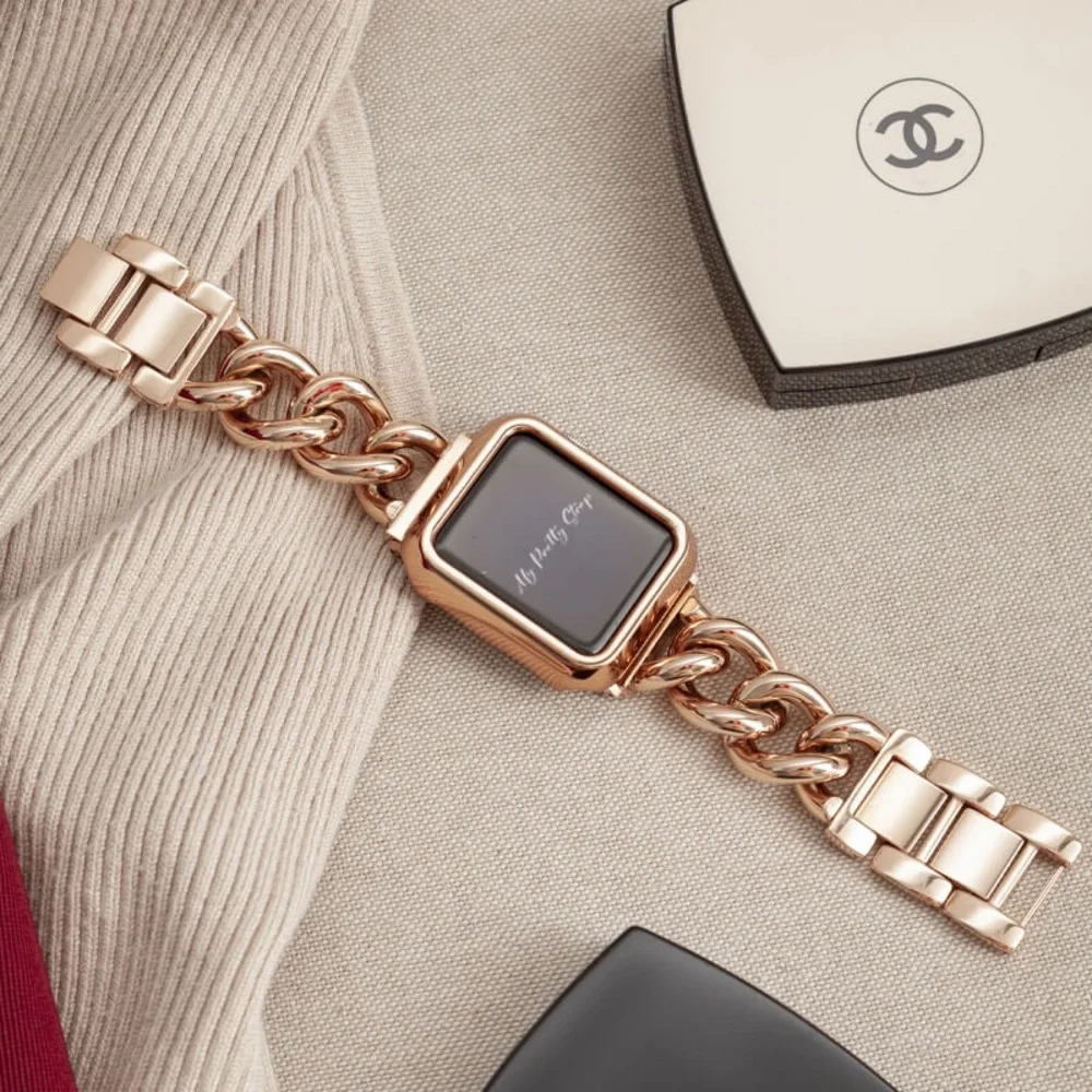 My Pretty Strap Goddess Rose Gold Apple Watch Strap (44/45/46/49MM)